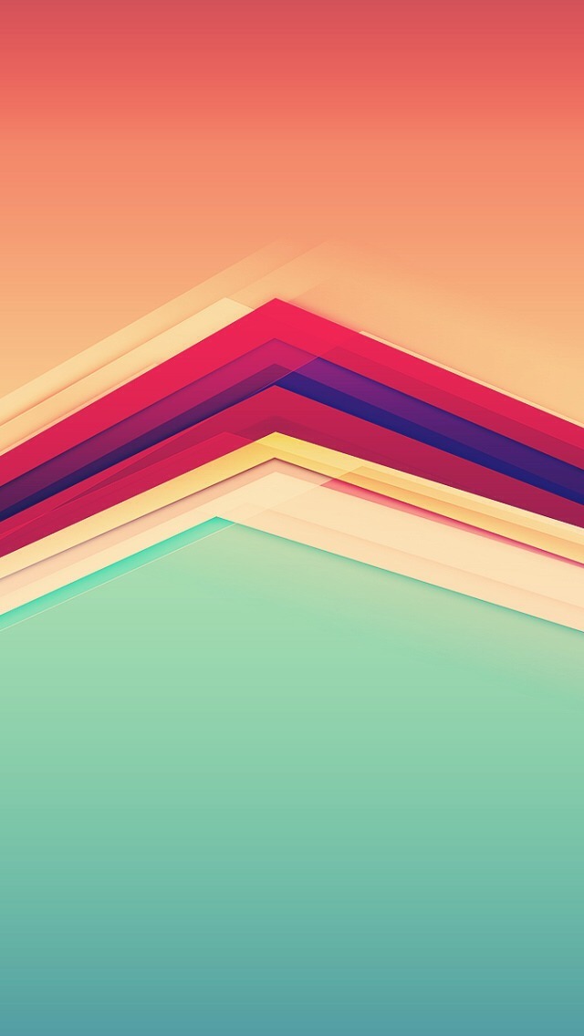 Colored Abstract Shapes Wallpaper iPhone