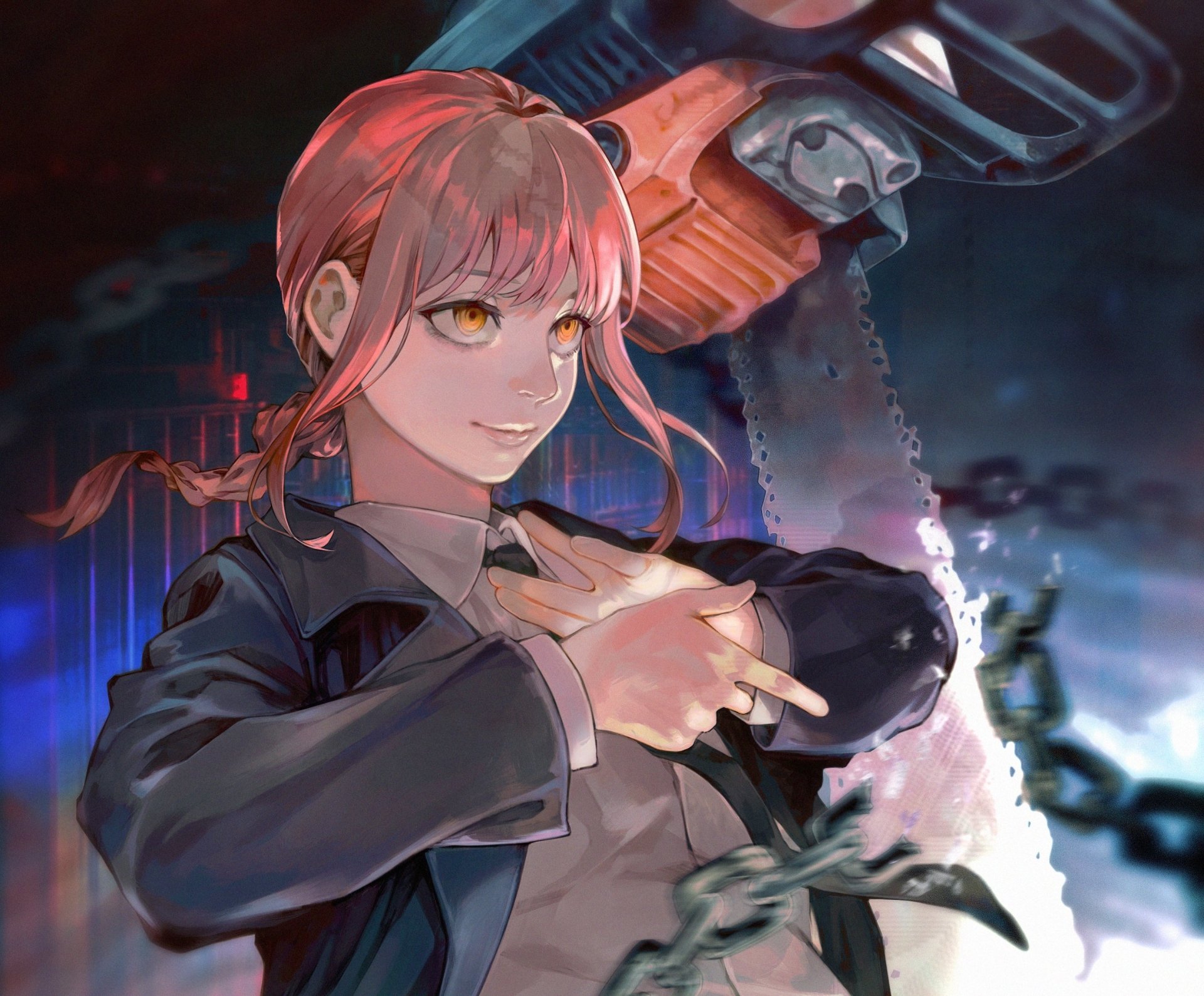 Makima Chainsaw Man Wallpaper 4k