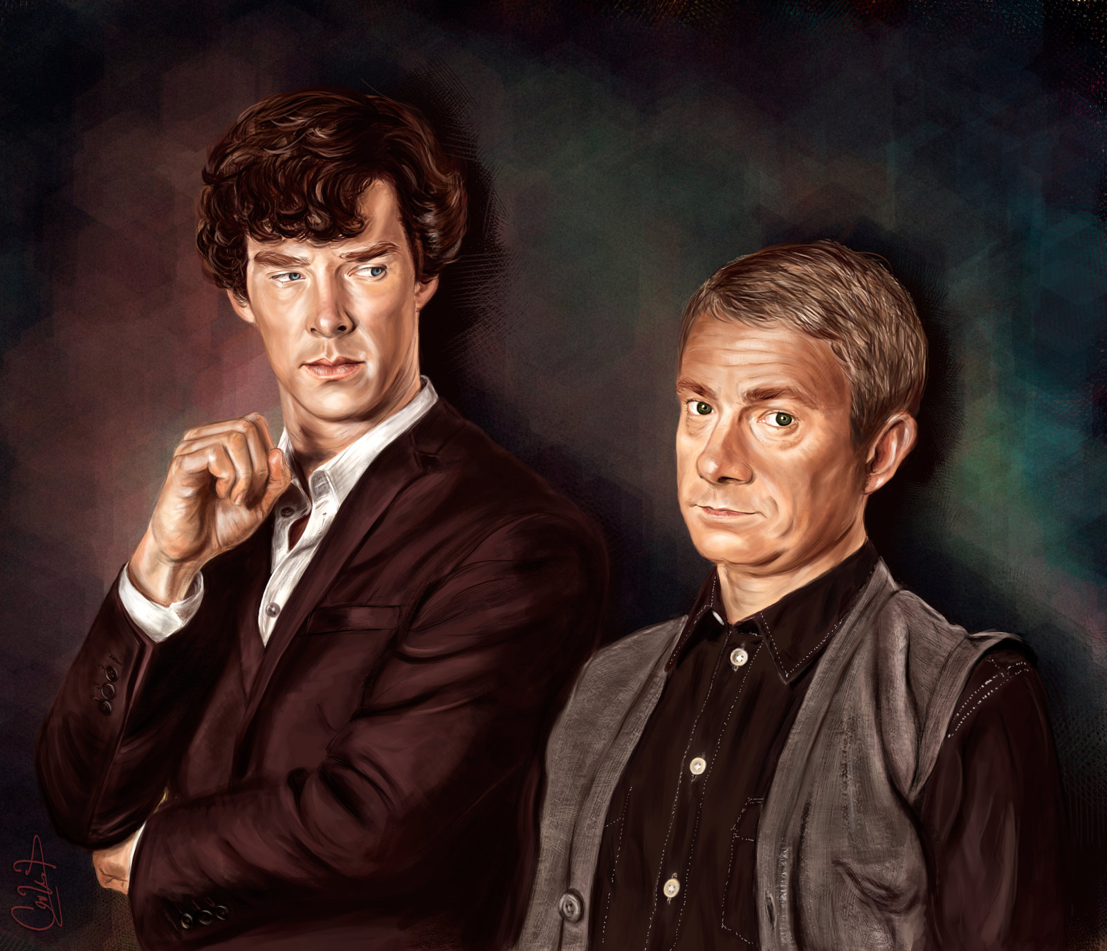 Holmes And Watson By Andycwhite