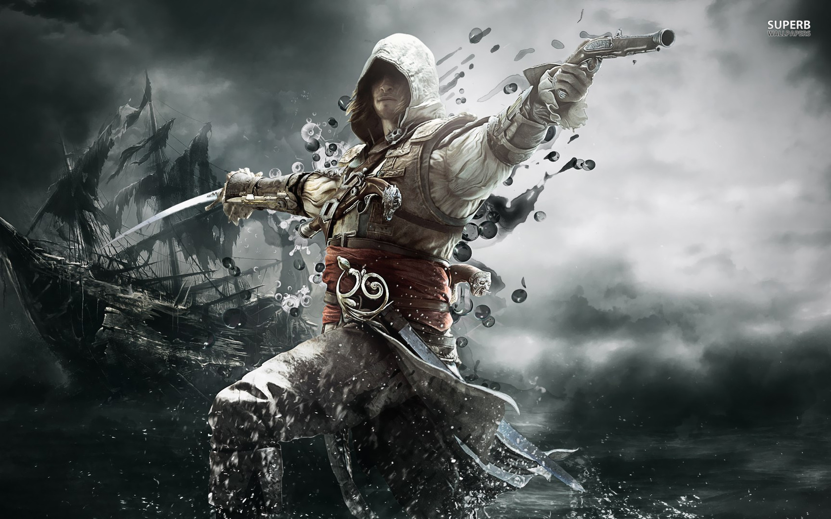 Creed Black Flag Logo Wallpaperaveline Assassins