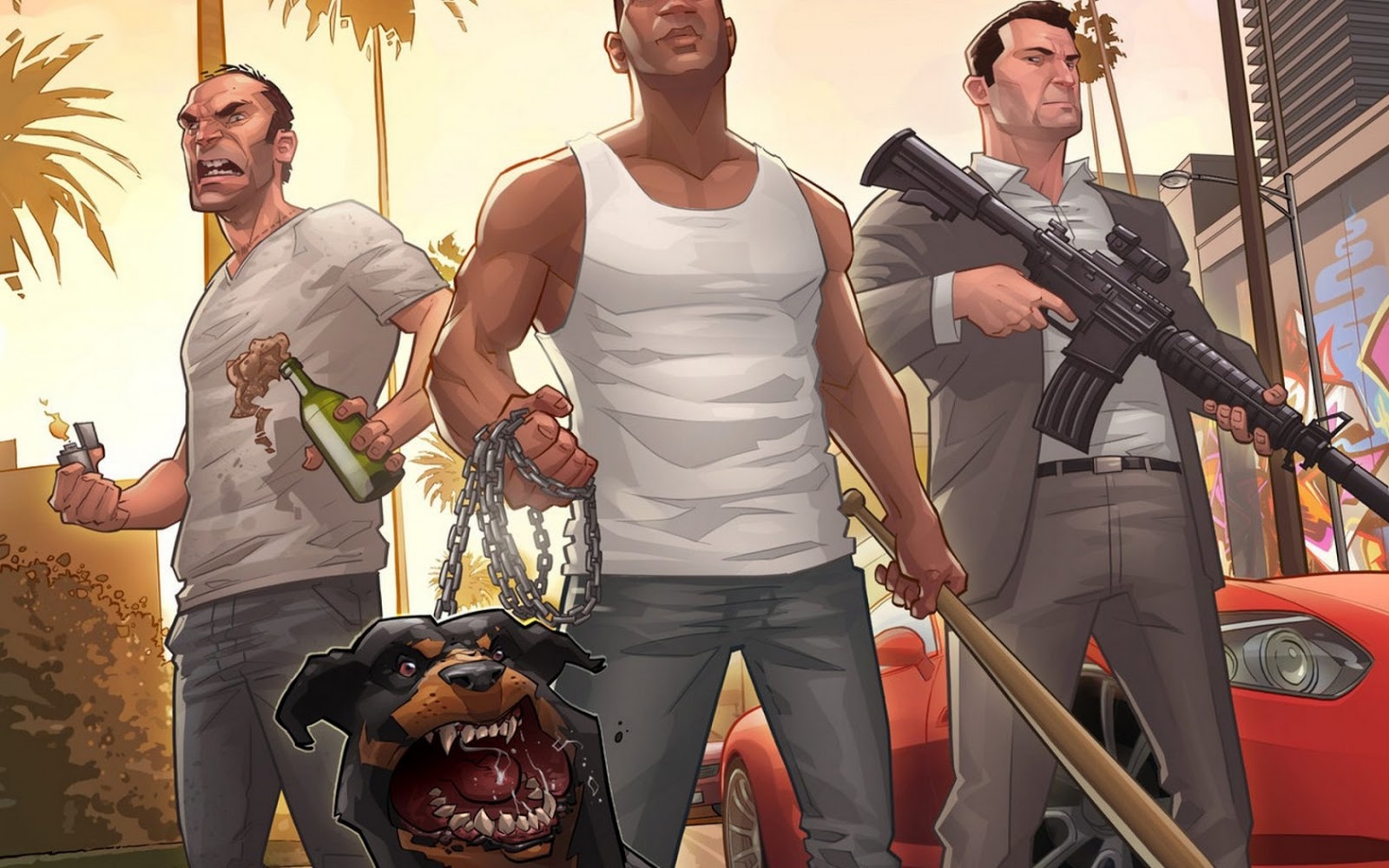 De Games Que Mais Te Deixa Interligado Wallpaper Grand Theft Auto V