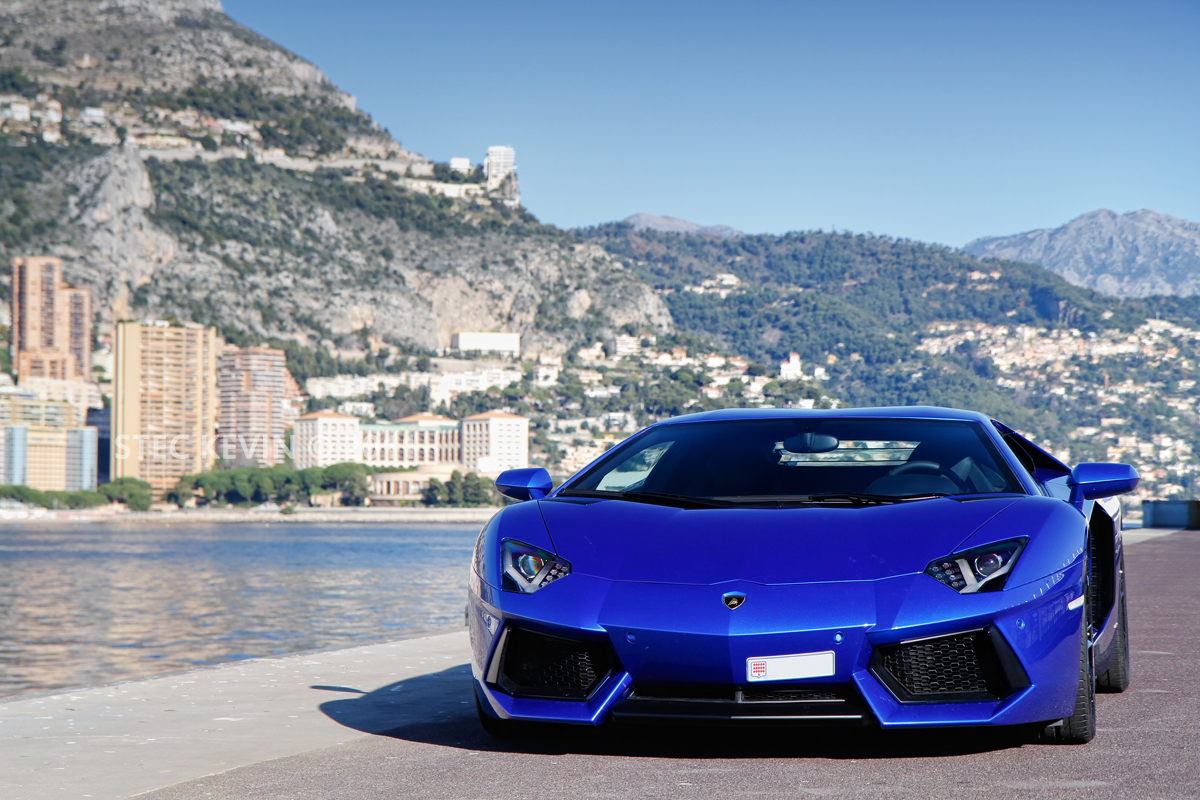 Free download Lamborghini Aventador Blue wallpaper [1200x800] for your