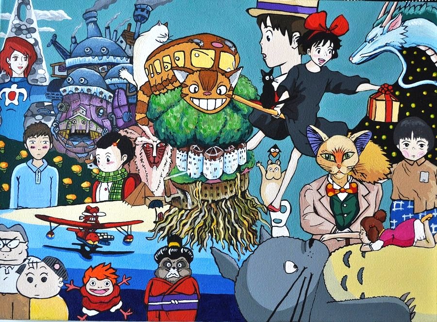 Studio Ghibli by nicolestefaniedesign