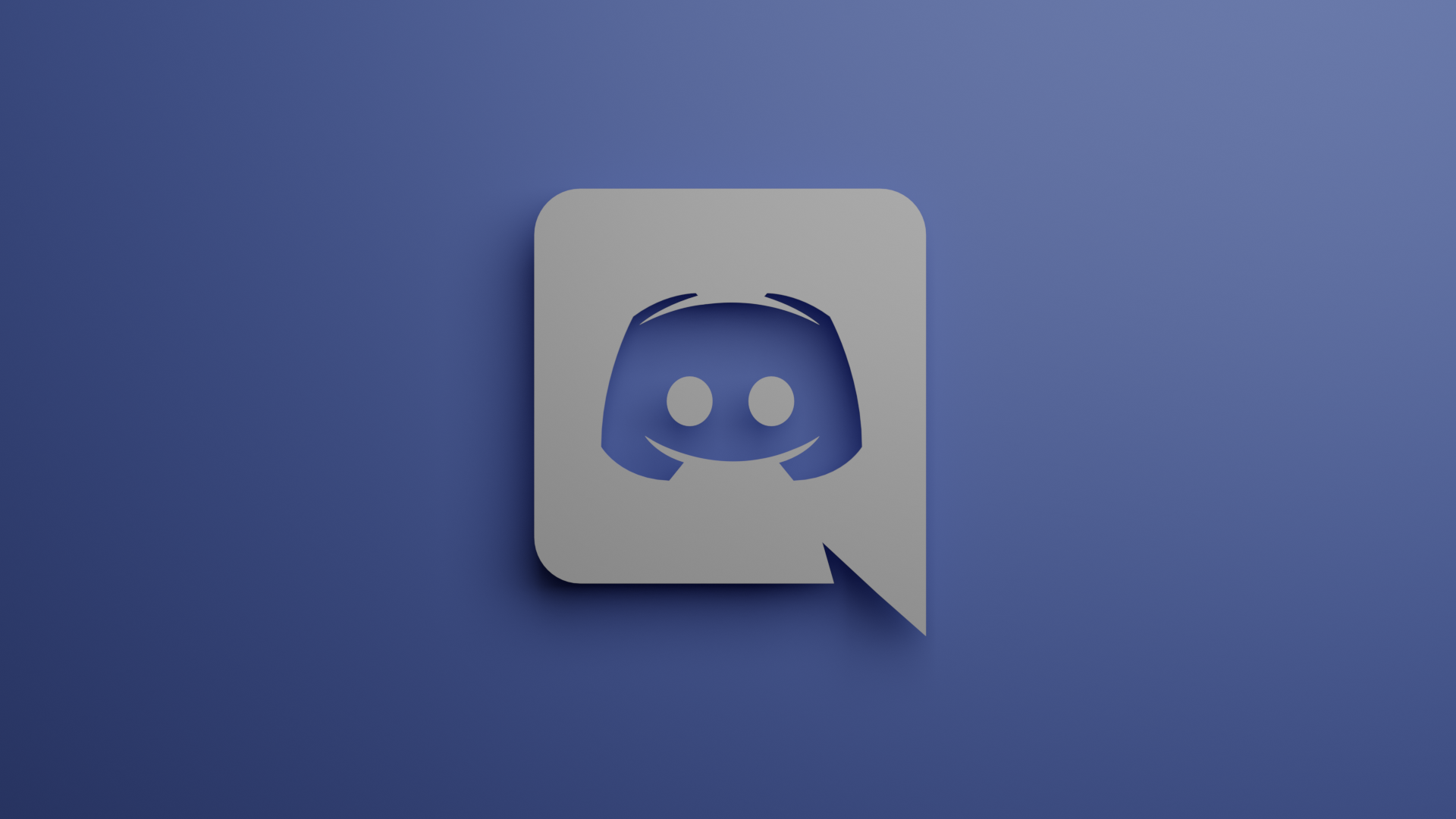 Discord logo on a blue background