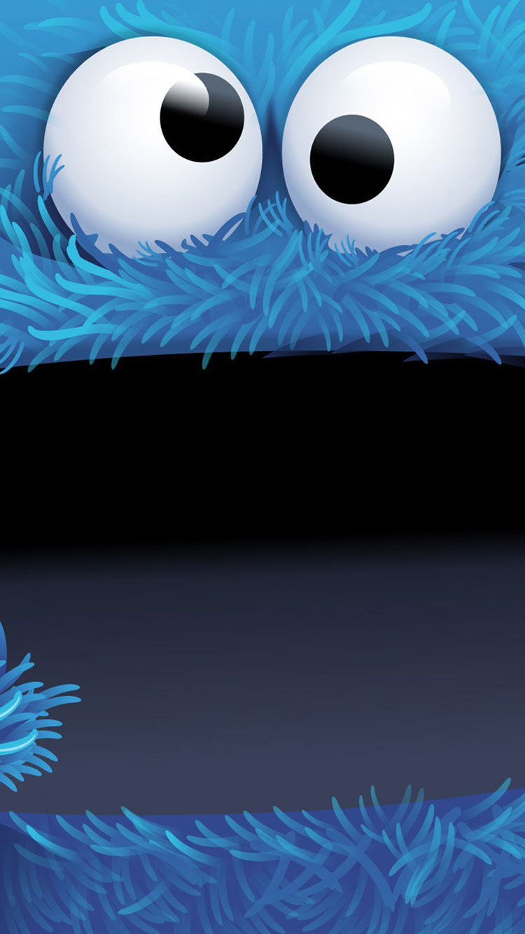 Cookie Monster iPhone Wallpaper