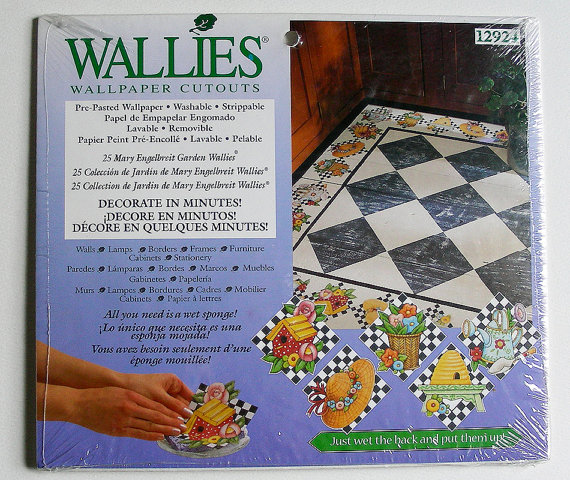 Wallies Wallpaper Cut Outs Mary Engelbreit Garden Pre