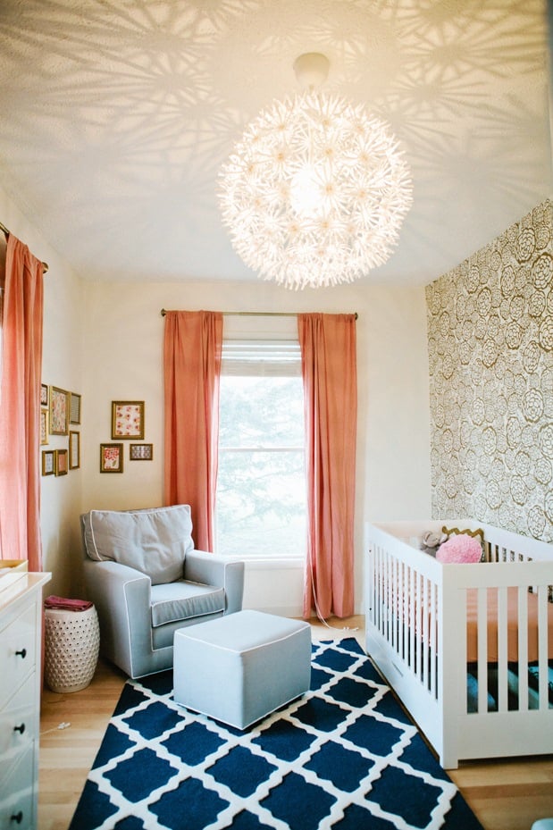 like this baby room decor A notable nursery in my book The peach