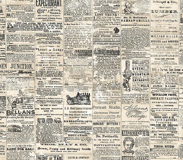 Newspaper Print Wallpaper