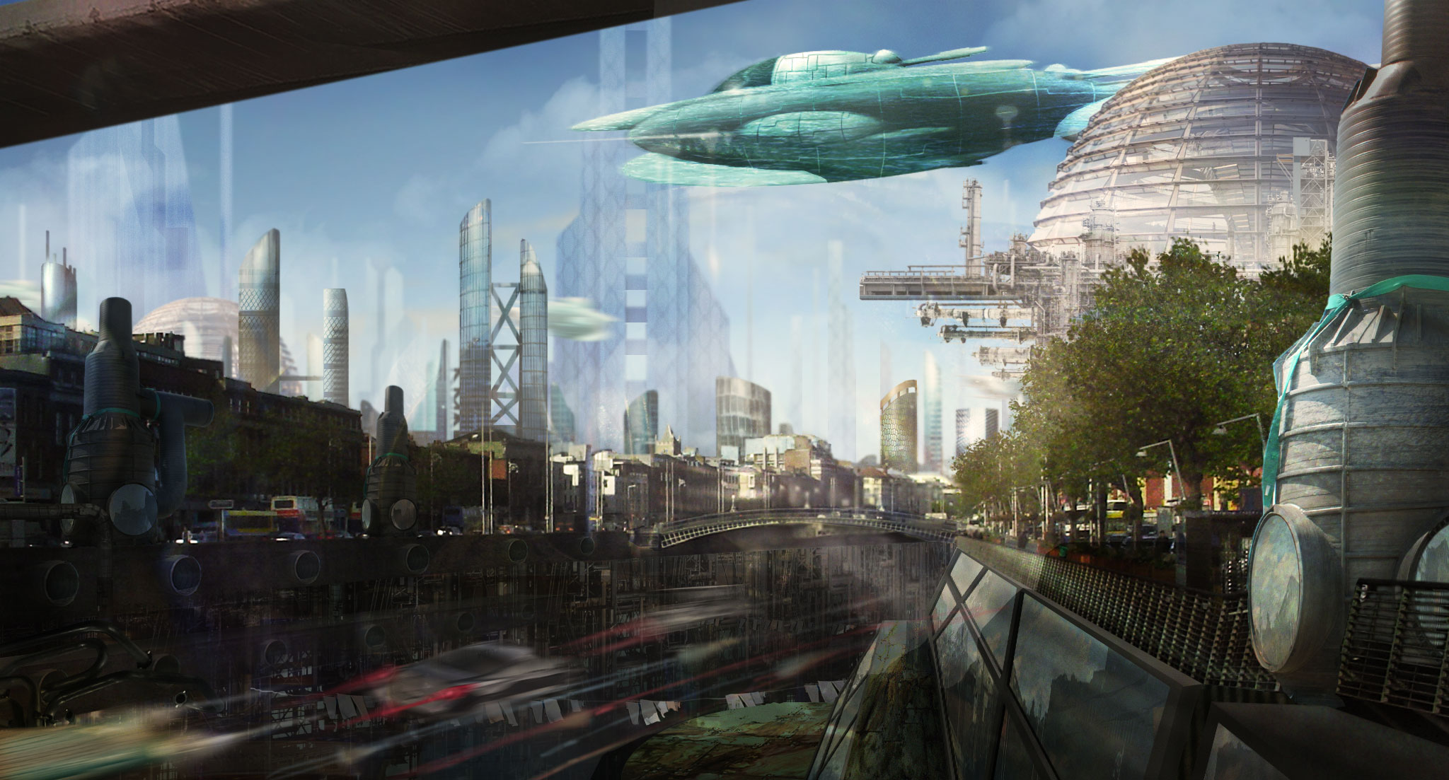 Wallpaper Future City