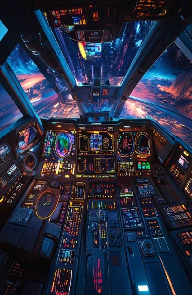 Millenium Falcon Cockpit Wallpaper