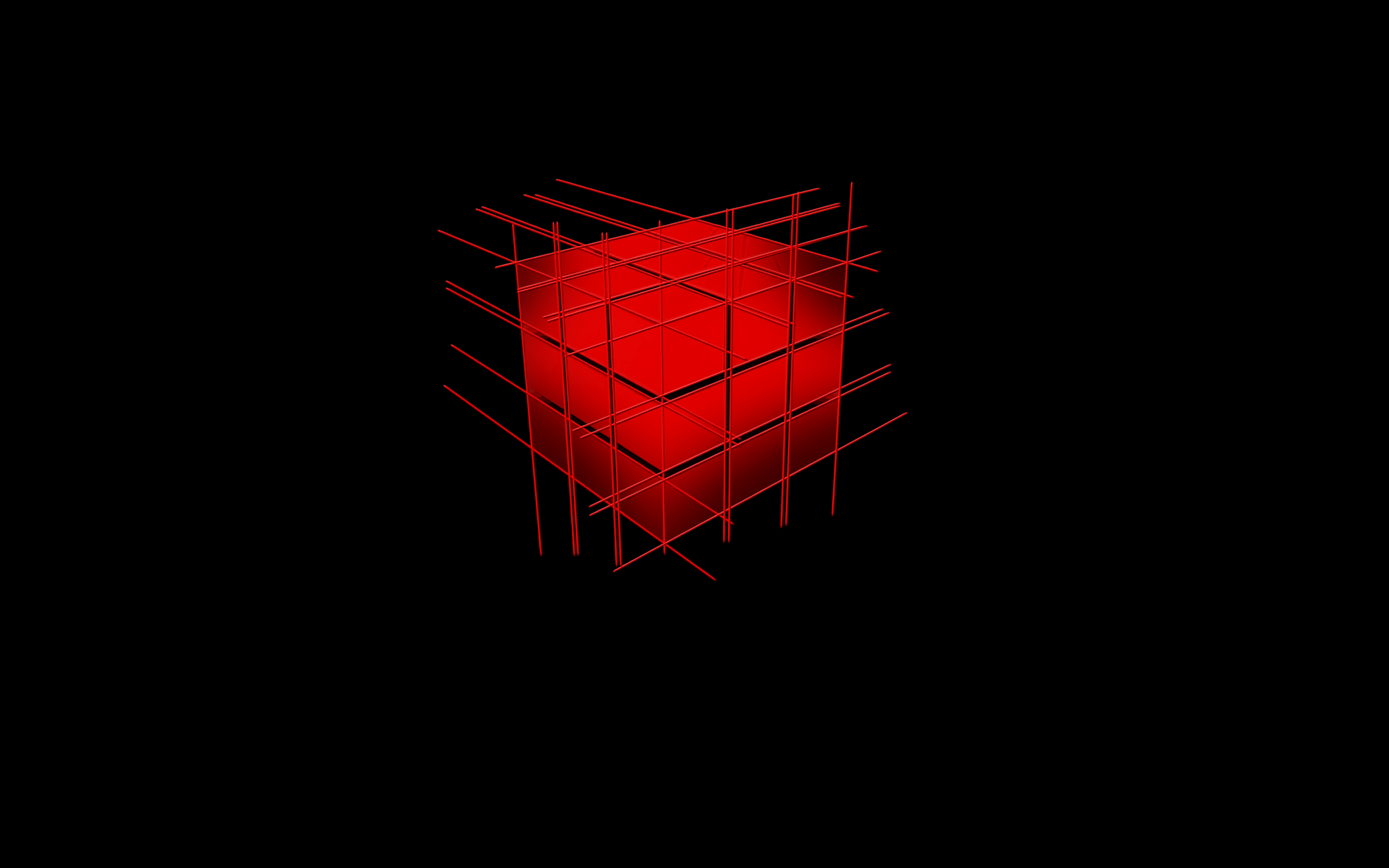 Red Black Cubes iPhone Wallpaper 3g Background