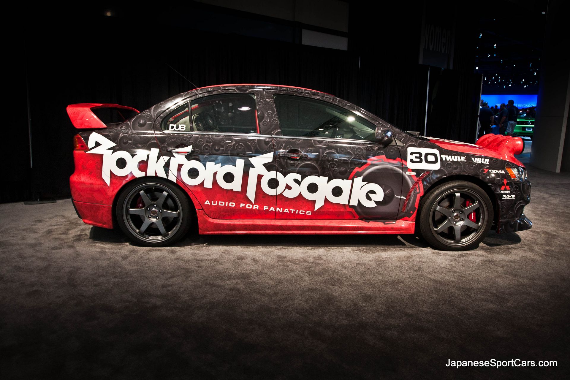 Mitsubishi Evo Rockford Fosgate Rally Edition At Los Angeles Auto