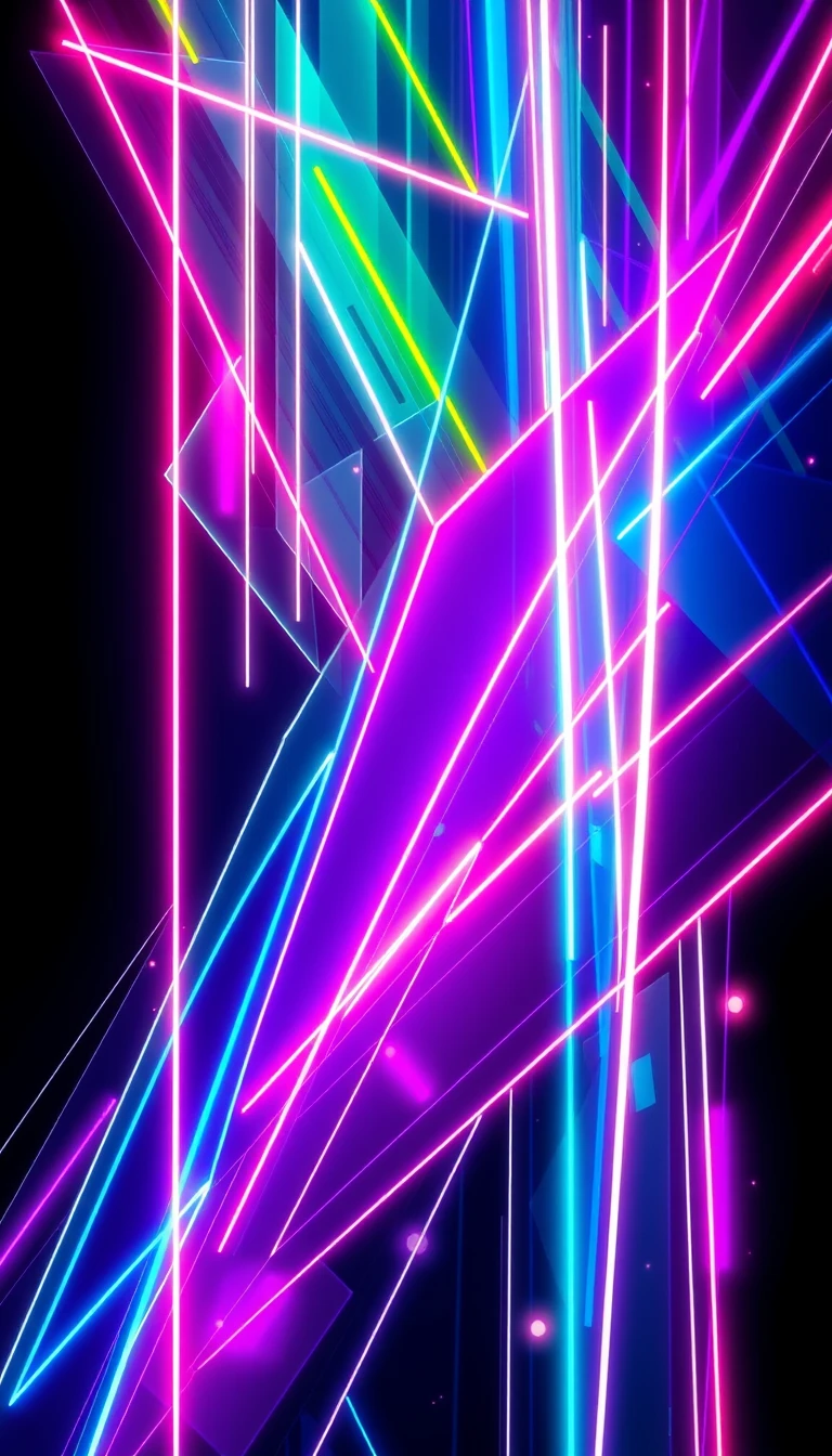 Neon 4k Phone Wallpaper