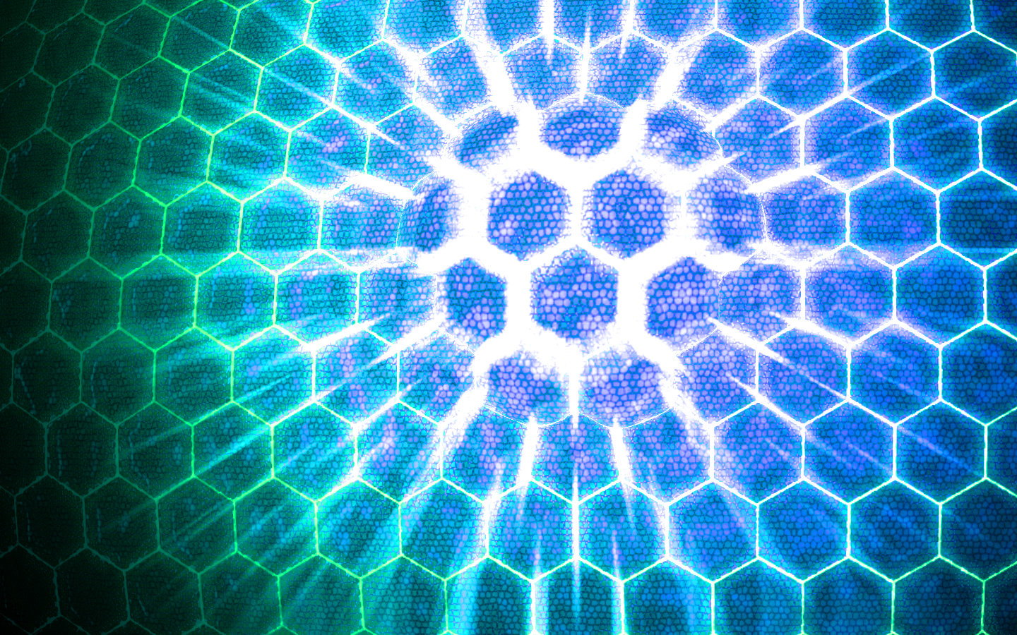 Blue Hexagon Wallpaper Hexagons By Jensge