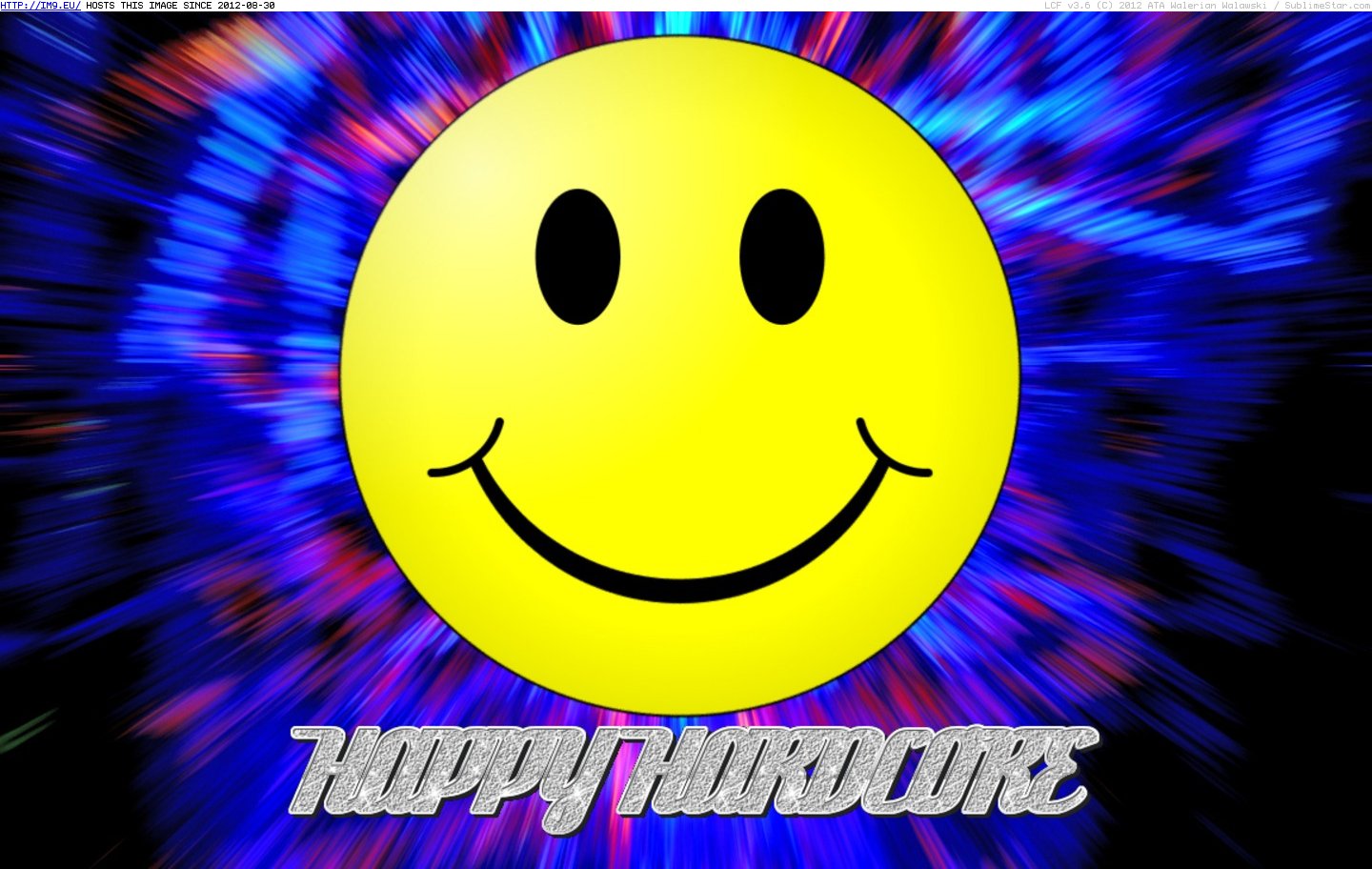 Happy Hardcore Smiley Wallpaper