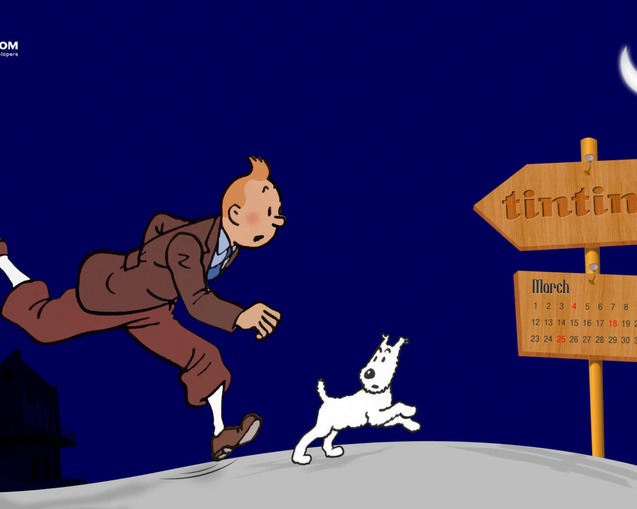 Tintin Cartoon Wallpaper For Your