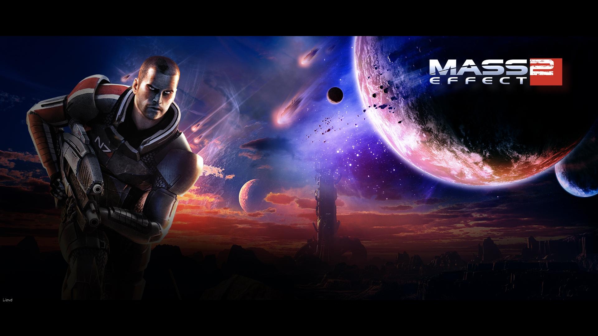 Wallpaper Mass Effect Shepard Space Plas