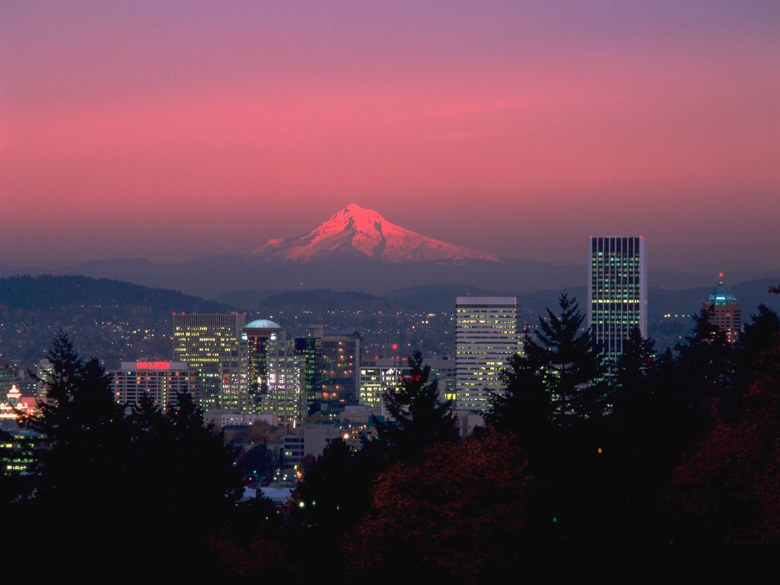 Oregon Portland Wallpaper Mount