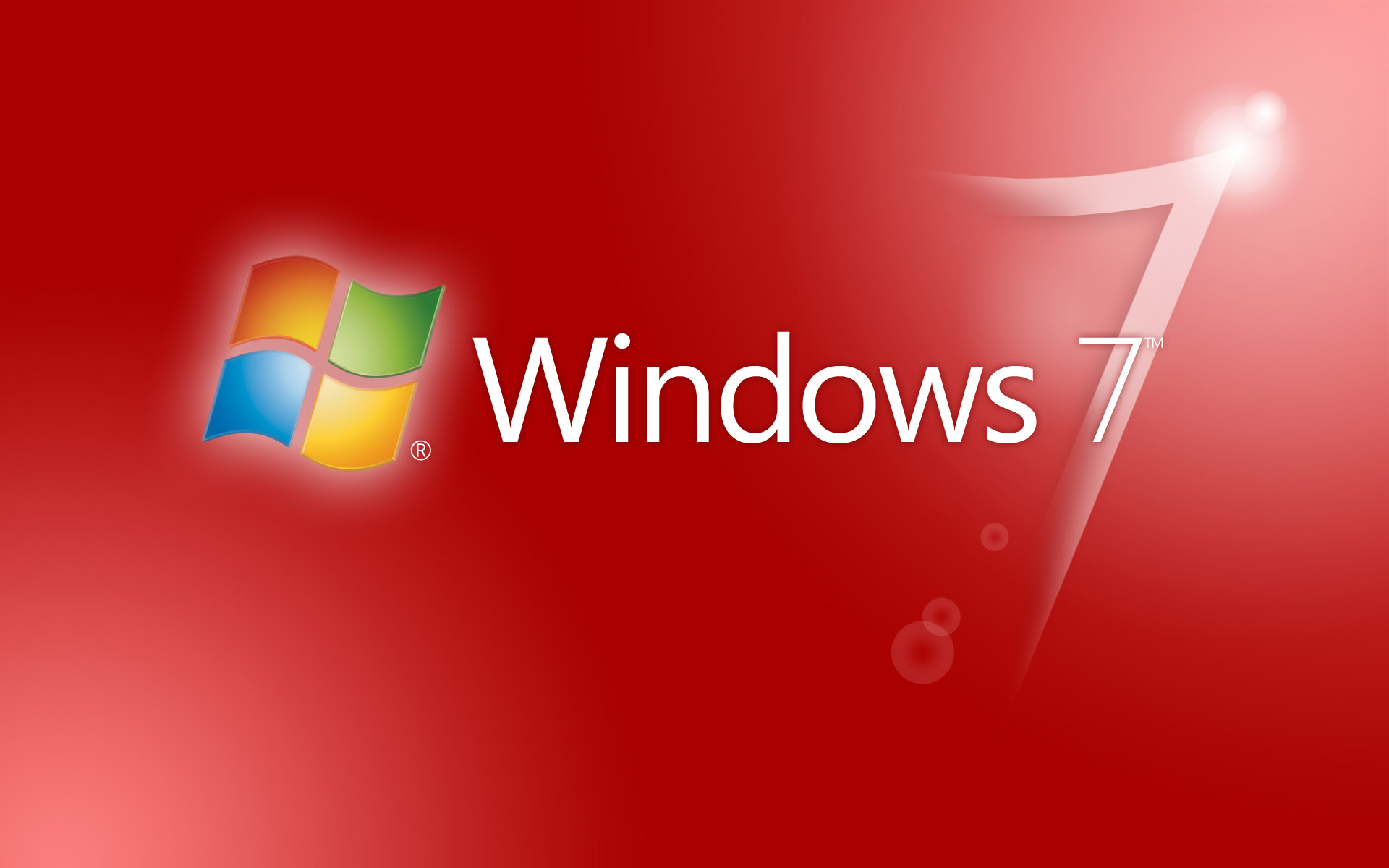 Windows Seven Red Theme Wallpaper And Image Pictures