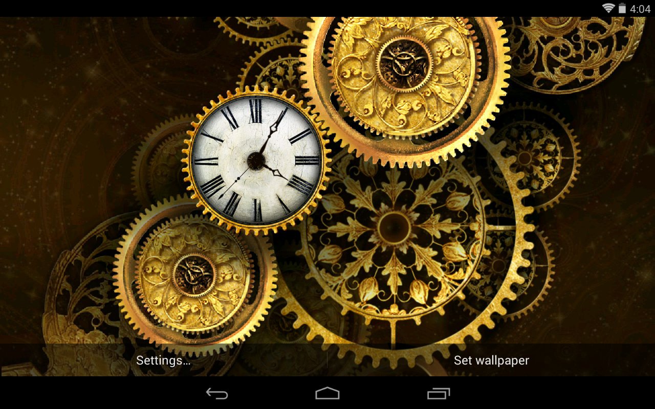 Steampunk Wallpaper Clock Image Pictures Becuo