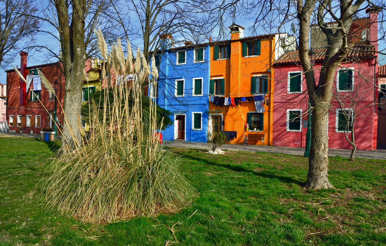 Wallpaper Paint Home Italy Venice Burano Island Image For