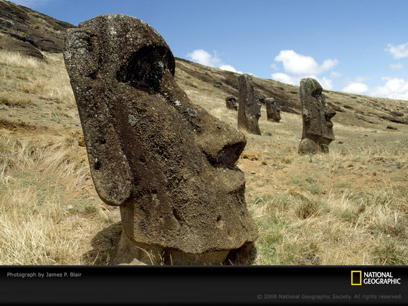 Easter Island Wallpaper Fond D Cran