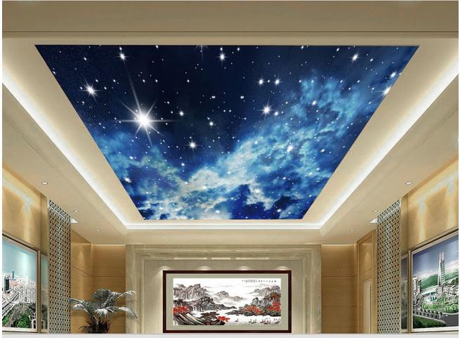 Zenith Sky Ceiling Painted Wallpaper 3d