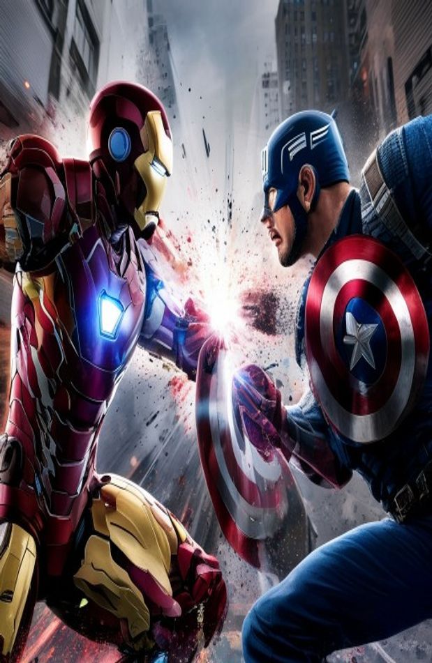Iron Man Vs Captain America Wallpaper