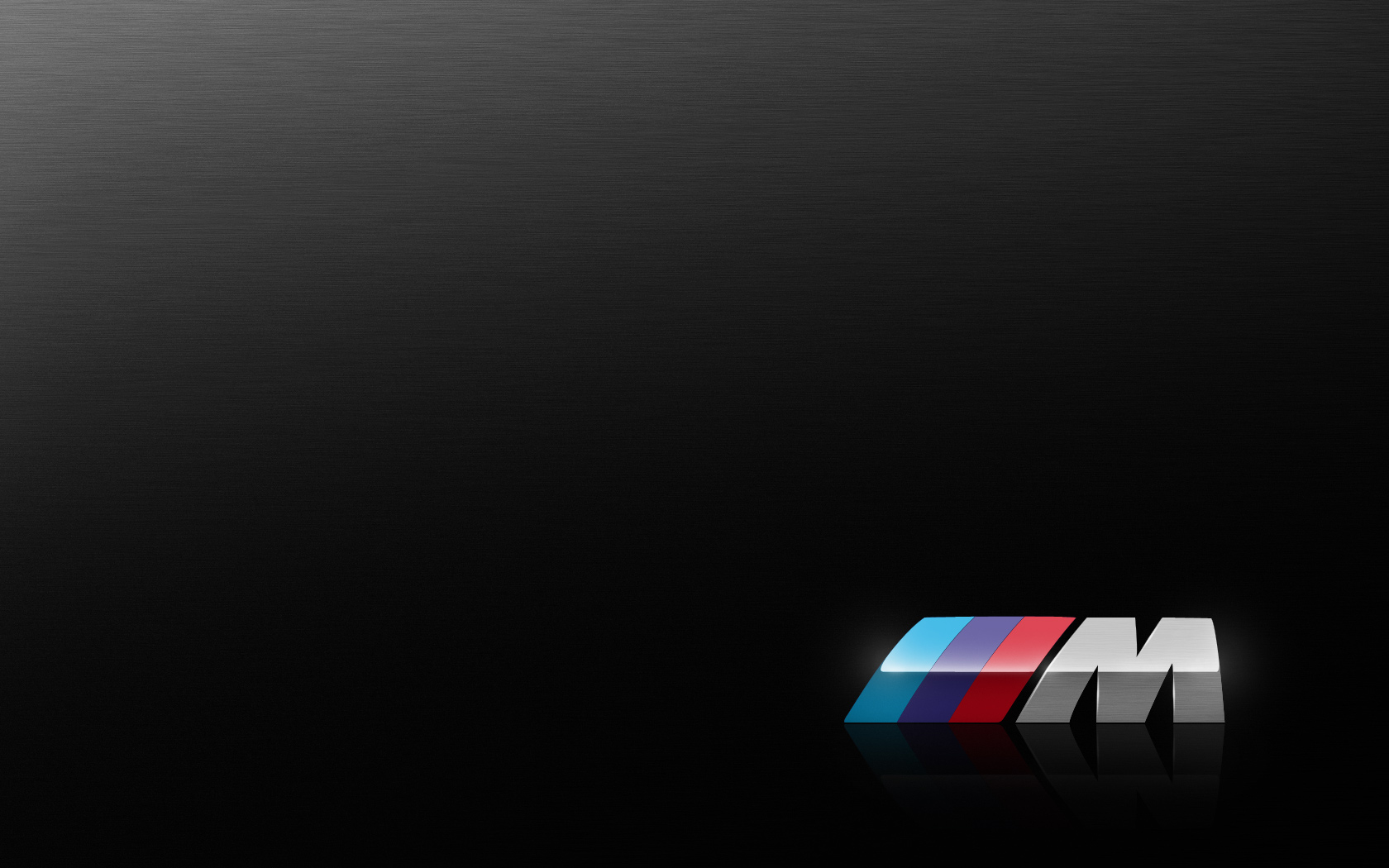 The Power of M BMW M Badge Wallpaper 1680x1050