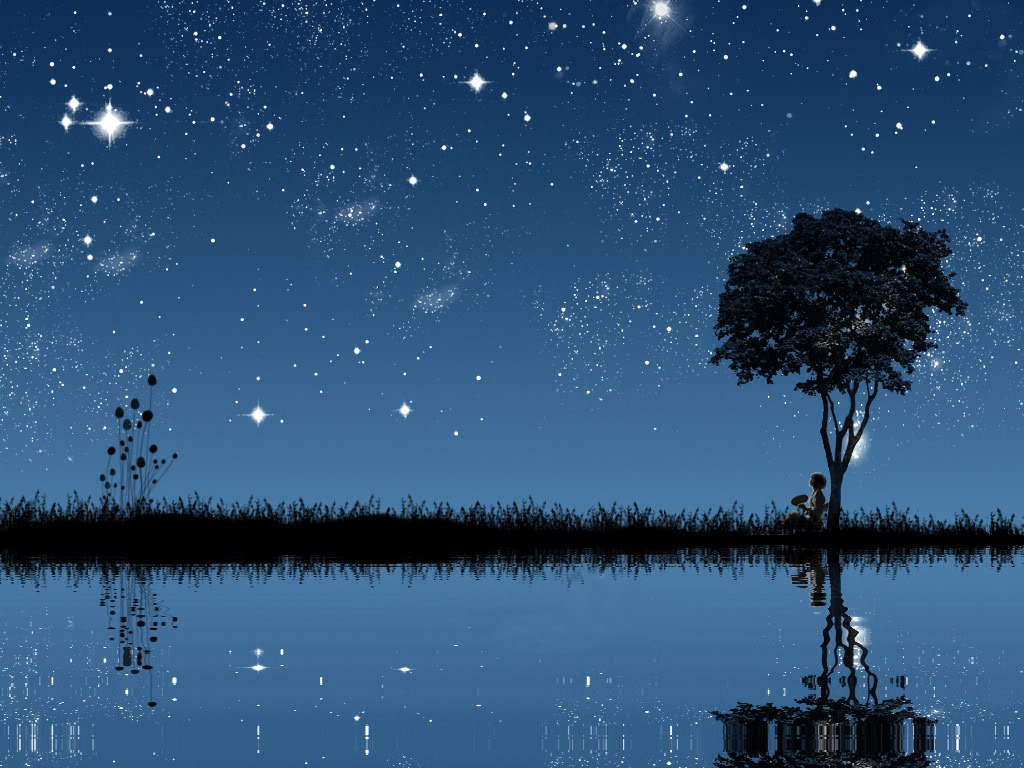Starry Night Sky Wallpaper