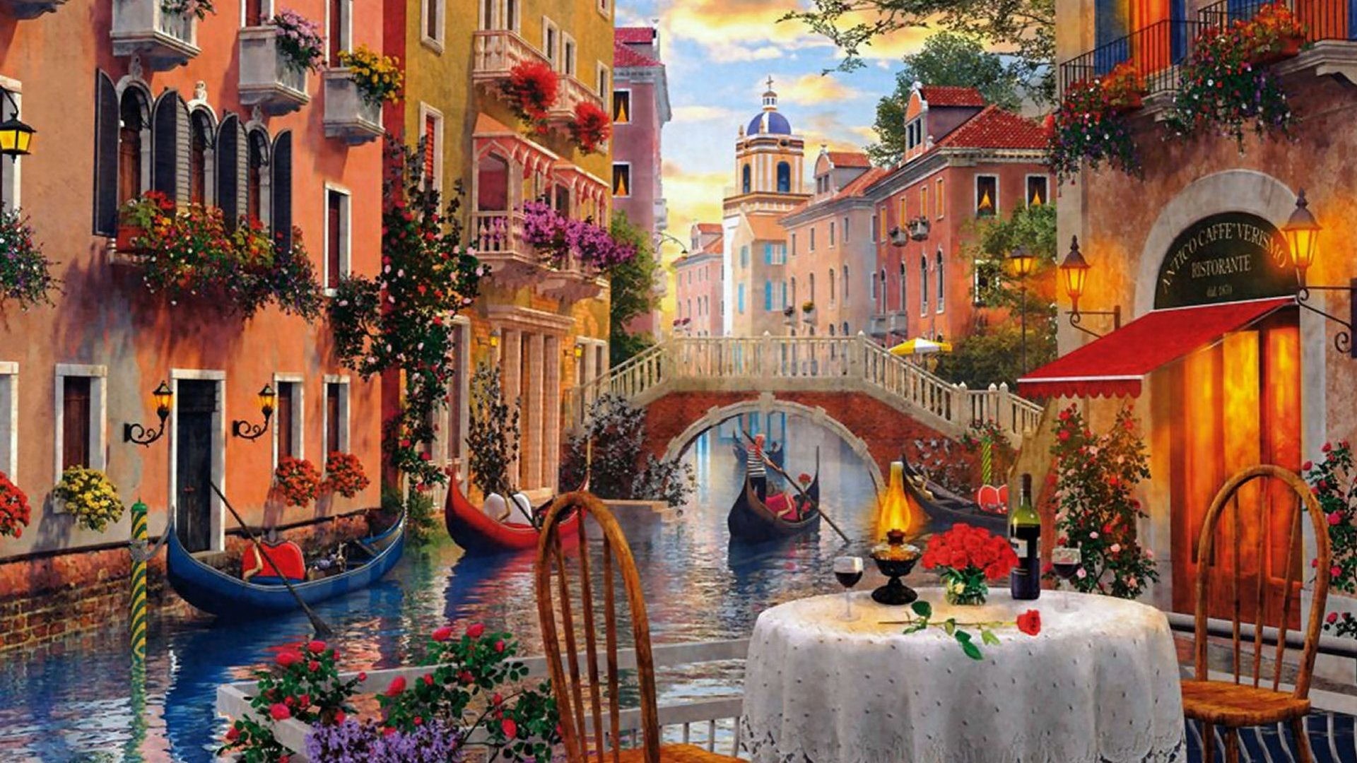 Italian Scenery Wallpaper