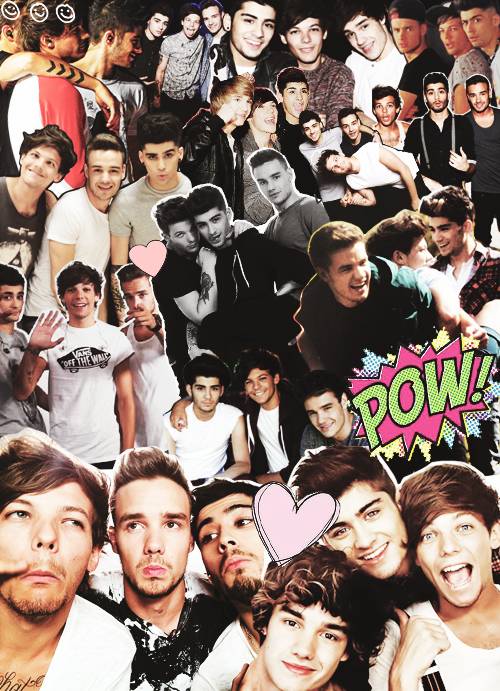 One Direction Collage   One Direction Picture 500x691
