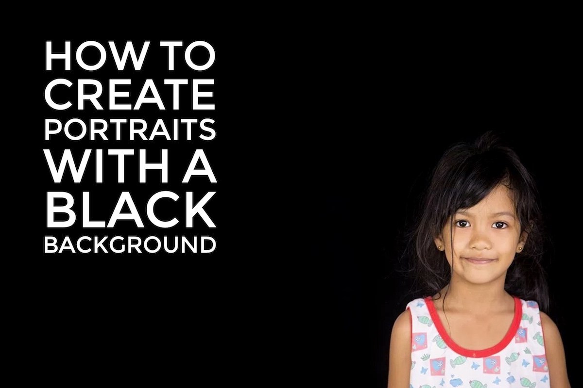 How To Create Portraits With A Black Background