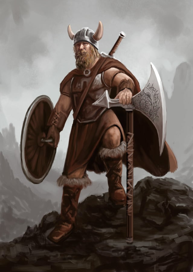 Viking warrior by Peter Hurman