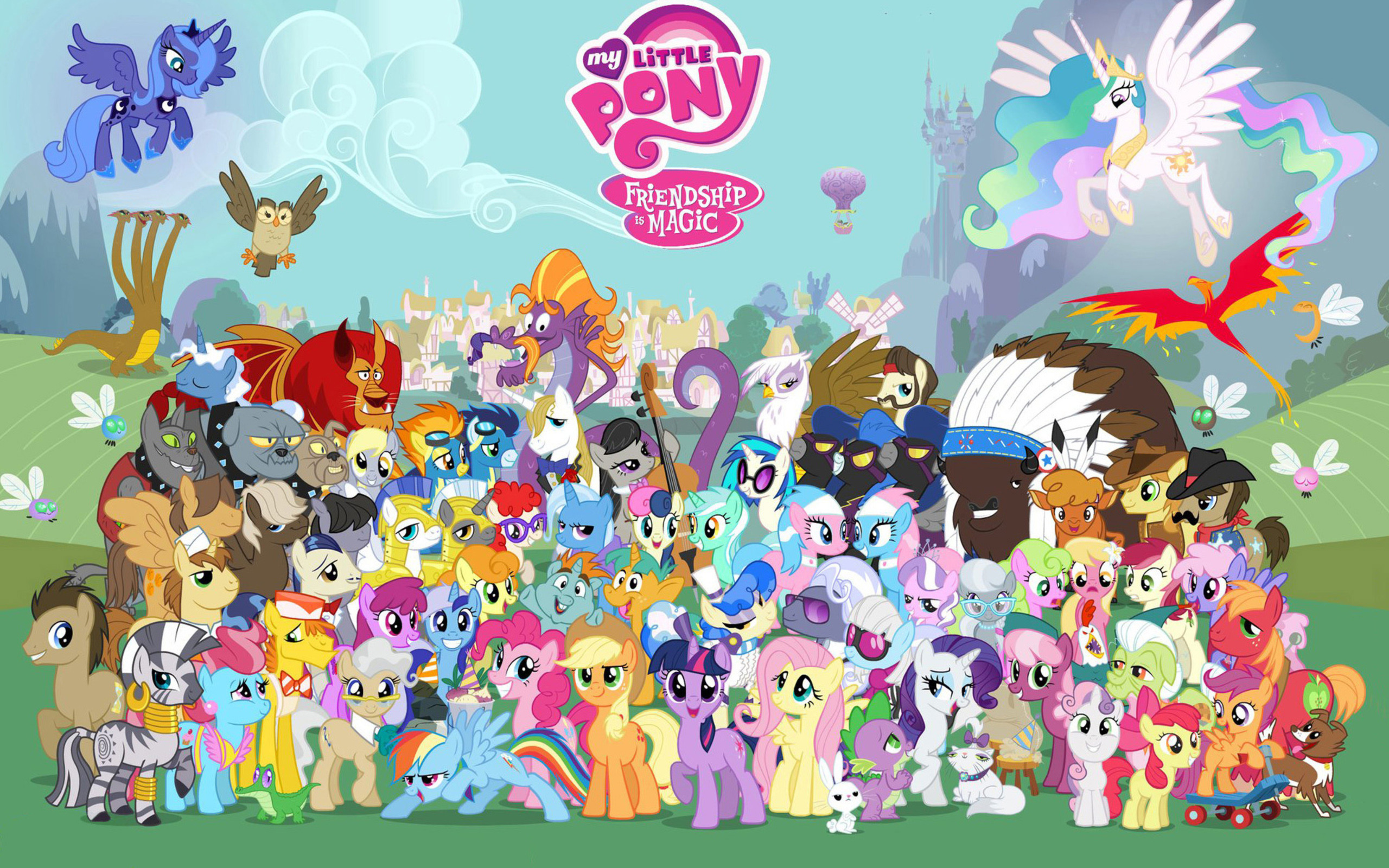 Pony Little Wallpaper Characters Cartoon Friendship Magic