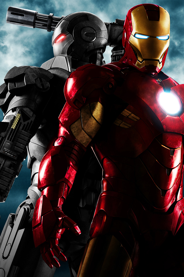 Iron Man And War Machine iPhone Wallpaper