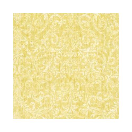 Waverly 5508211 Damask Scroll Wallpaper Yellow   Product Reviews and