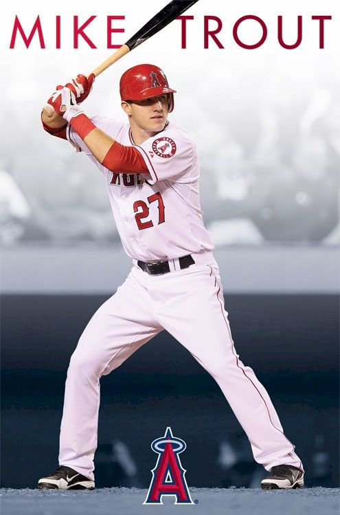 Download Mike Trout And His Team Wallpaper  Wallpaperscom