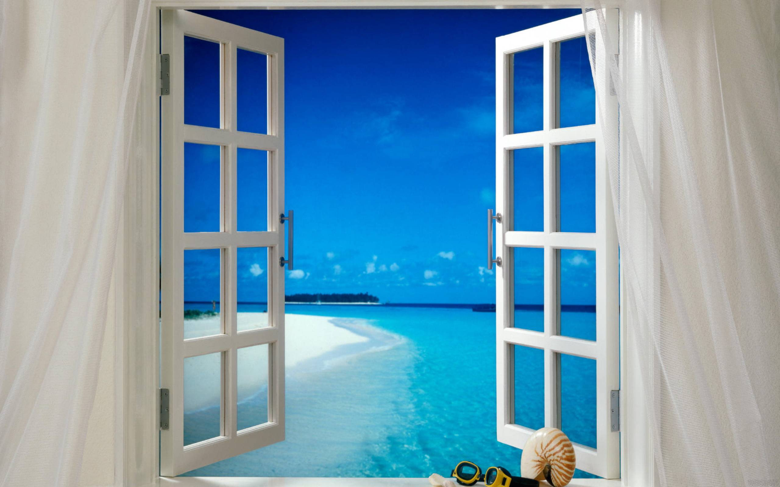 🔥 48 Beach Window Wallpaper Wallpapersafari