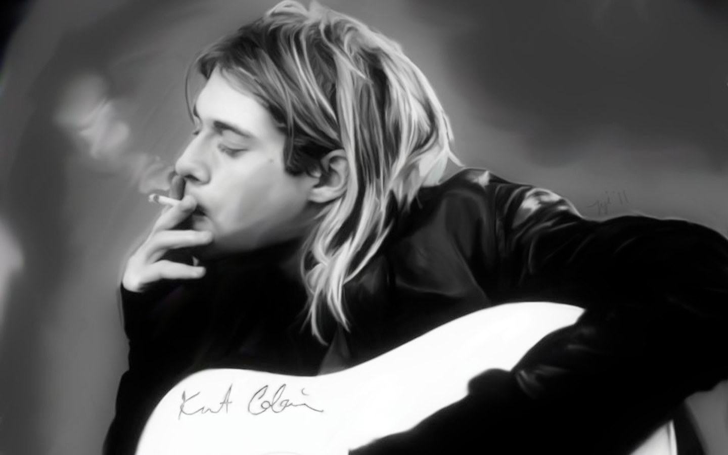 Kurt Cobain Vektorgrafik   ForWallpapercom