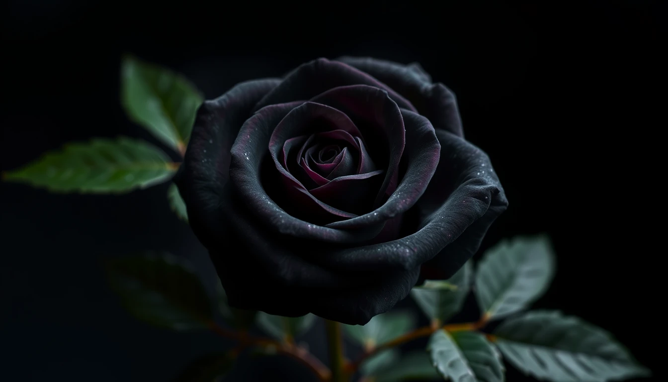 Wallpaper Of Black Rose
