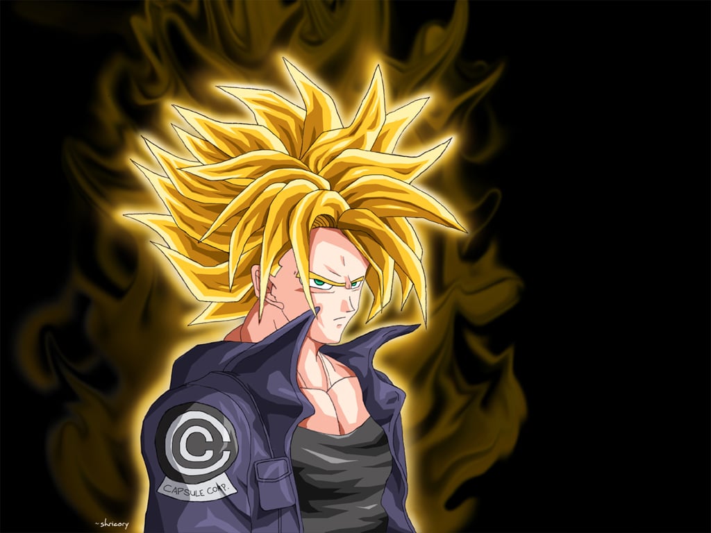 SSJ RAGE TRUNKS, dbz, HD phone wallpaper