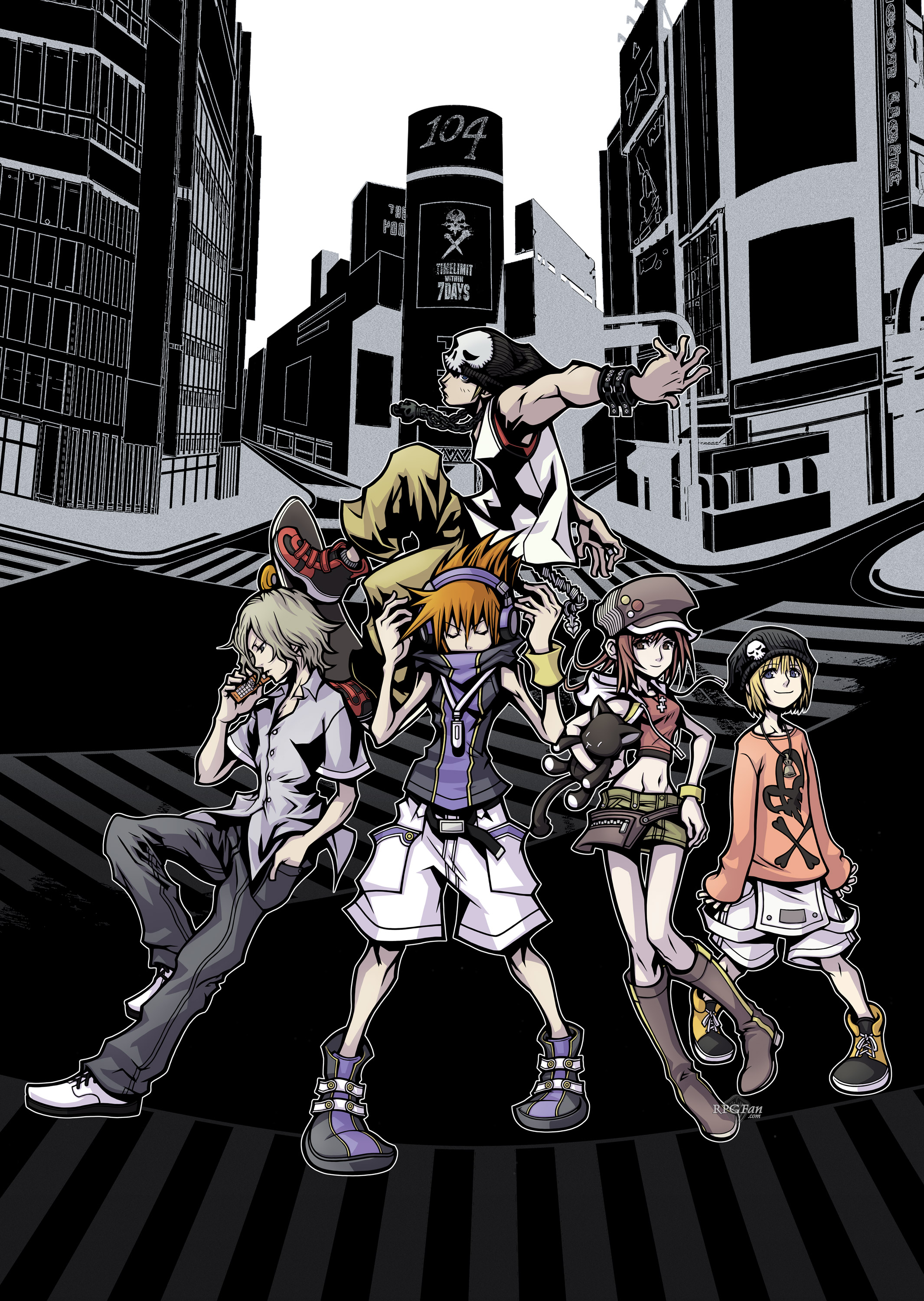 The World Ends With You Wallpaper And Scan Gallery Minitokyo