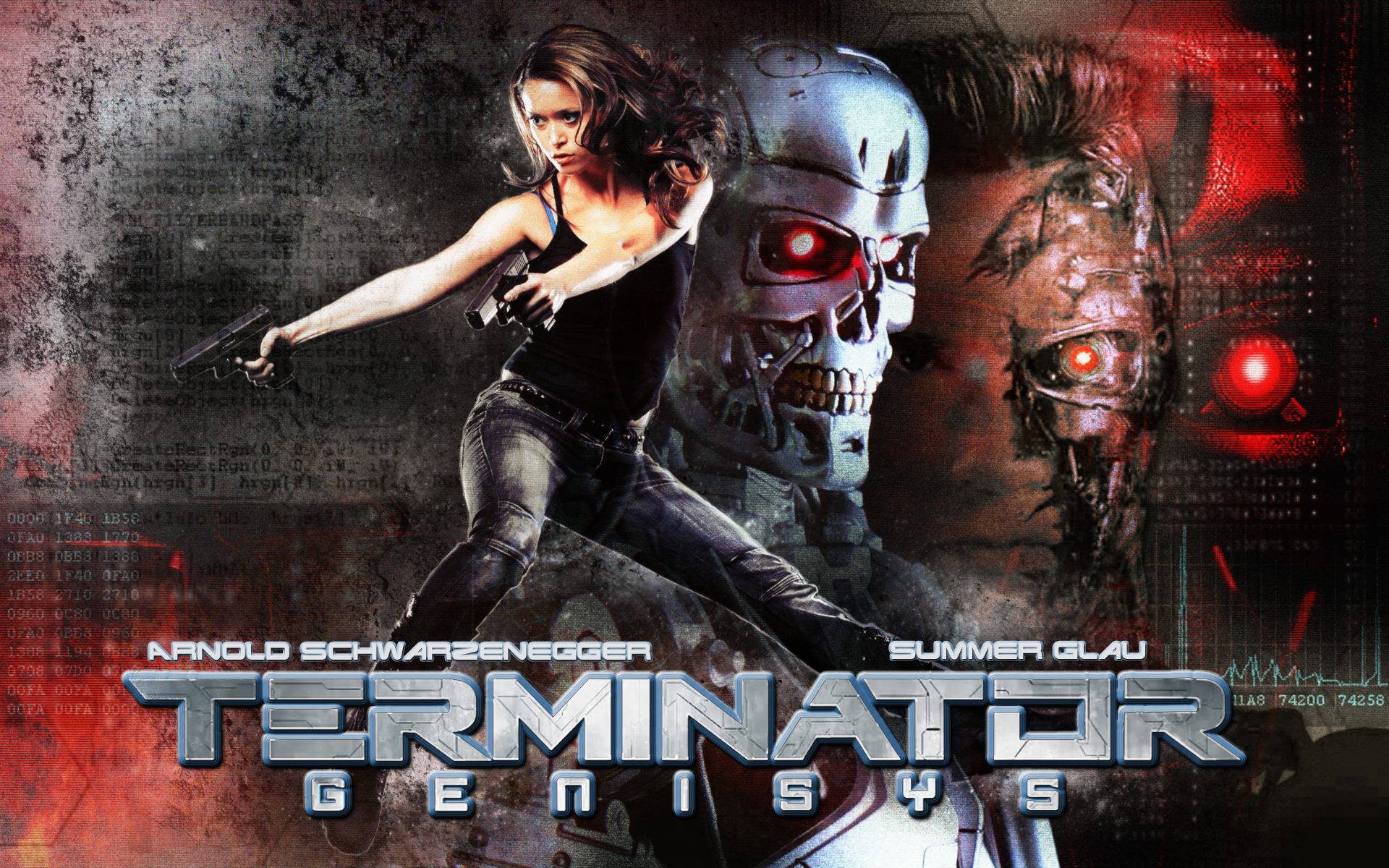 Terminator Genisys Wallpaper HD Great Woman