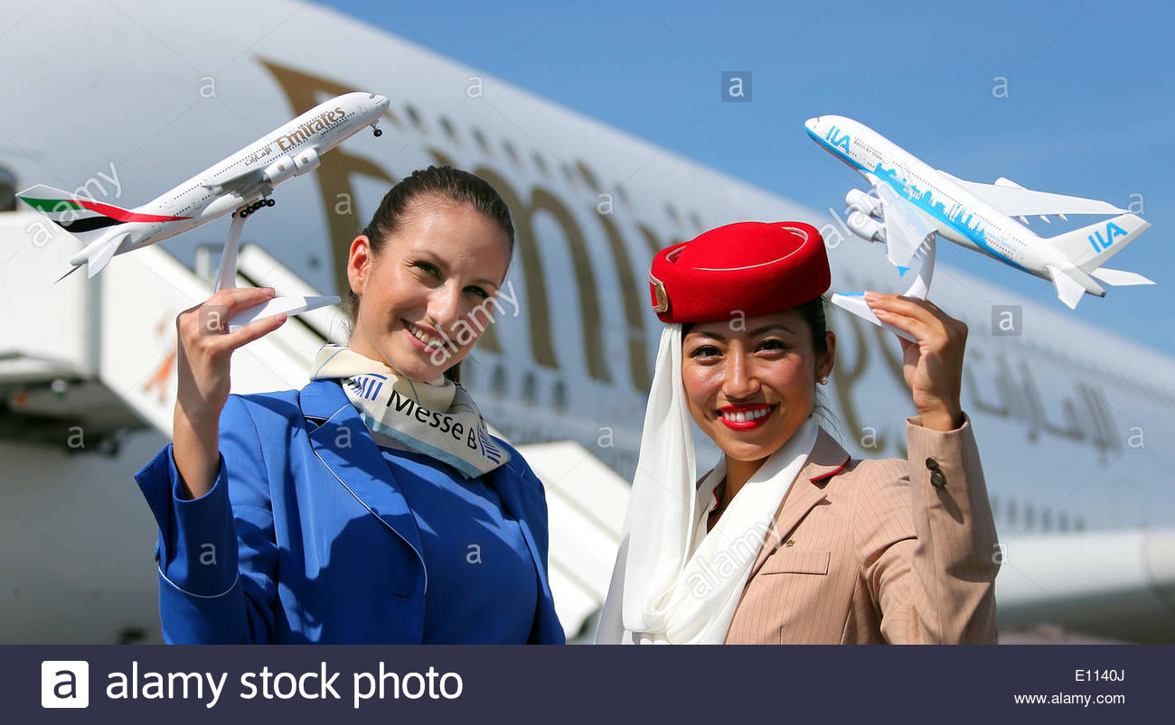 Emirates Air Hostess Stock Photos Emirates Air Hostess Stock