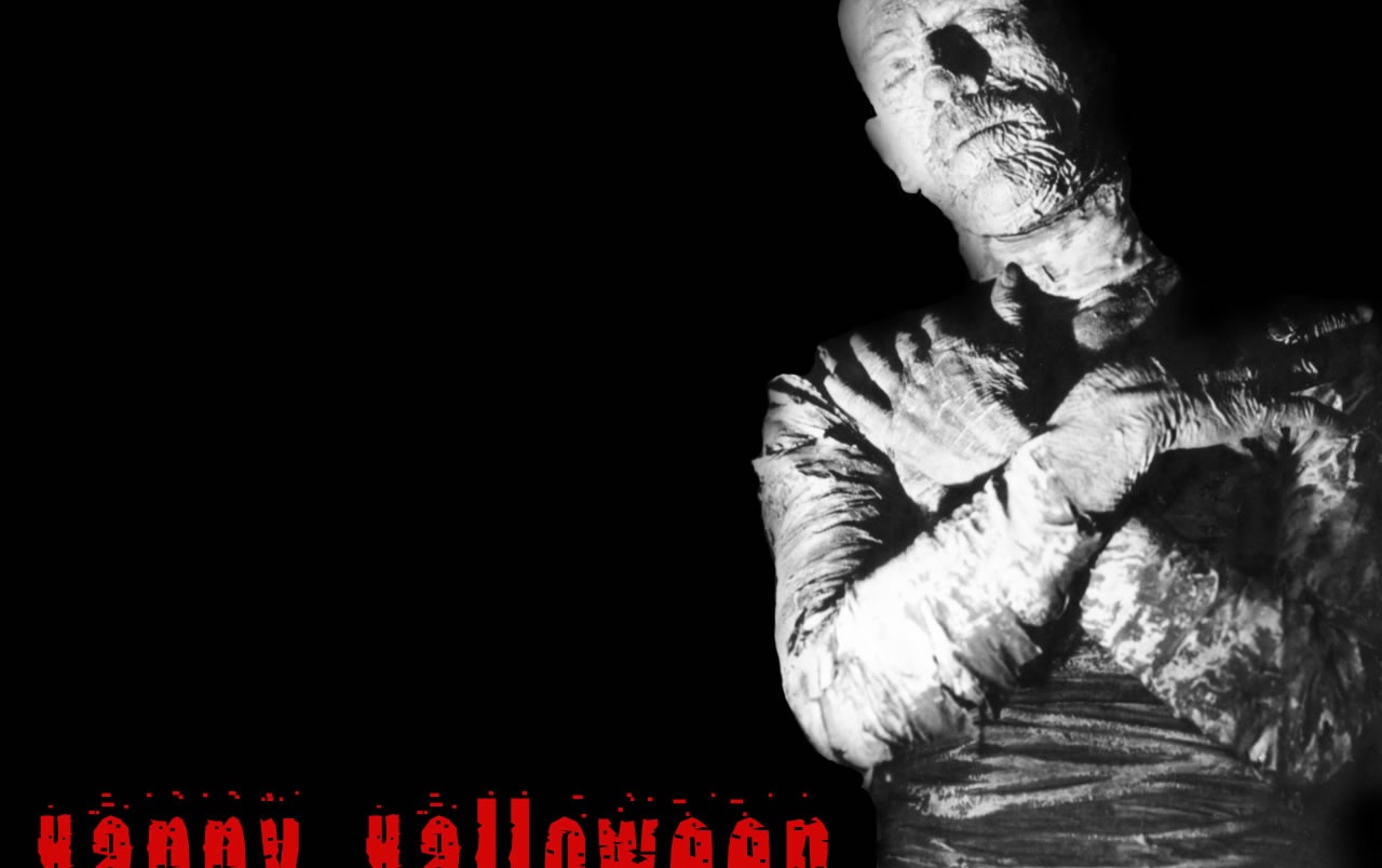 Halloween Mummy Wallpaper Stock Photos