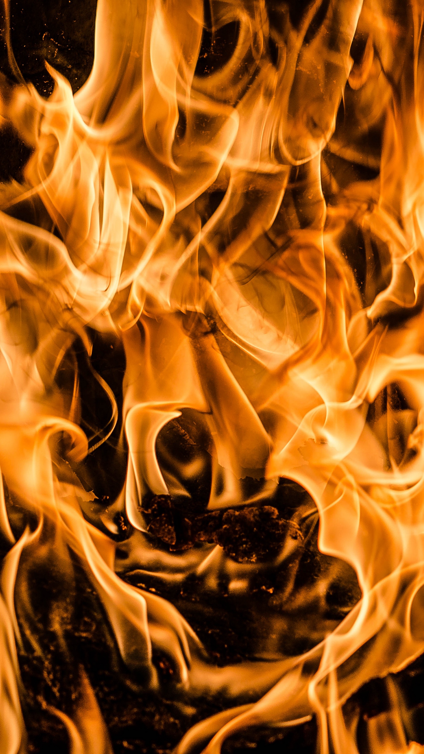 Wallpaper Bonfire Fire Firewood Flame