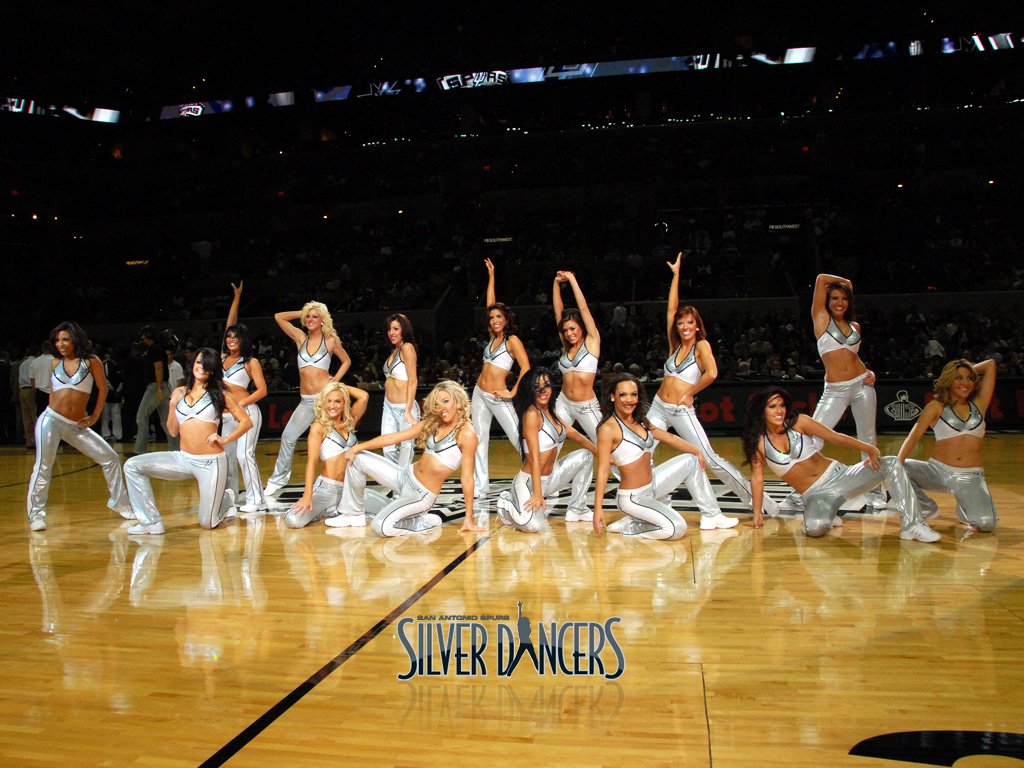 San Antonio Spurs nba dance team Silver Dancers wallpapers Cutekid