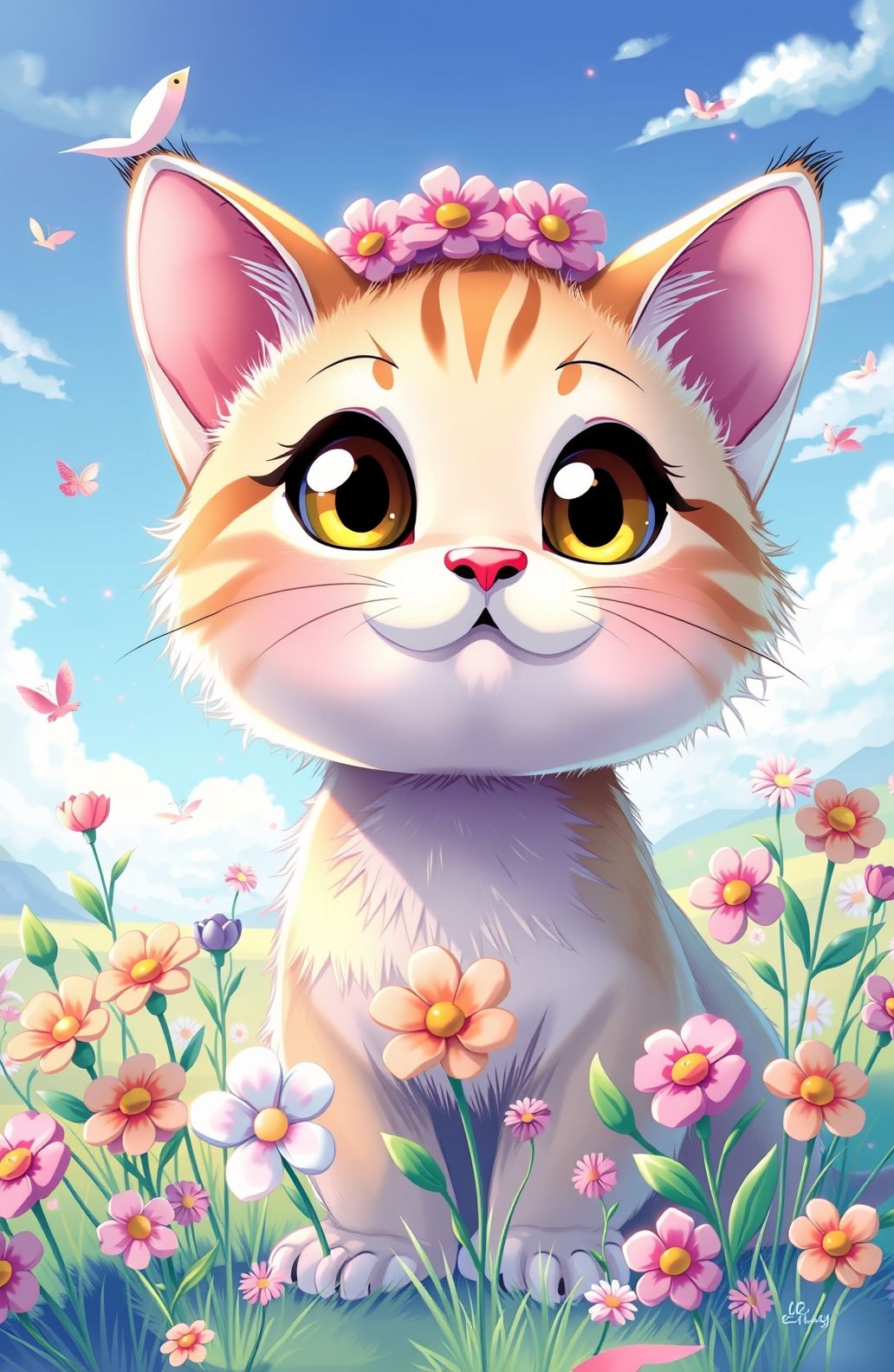 Anime Cat Wallpaper