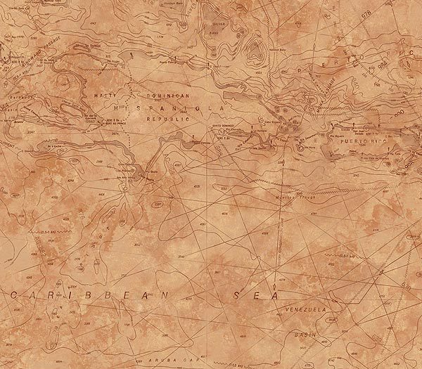 Oceanic Nautical Charts Wallpaper   Rustic Country Primitive 600x525